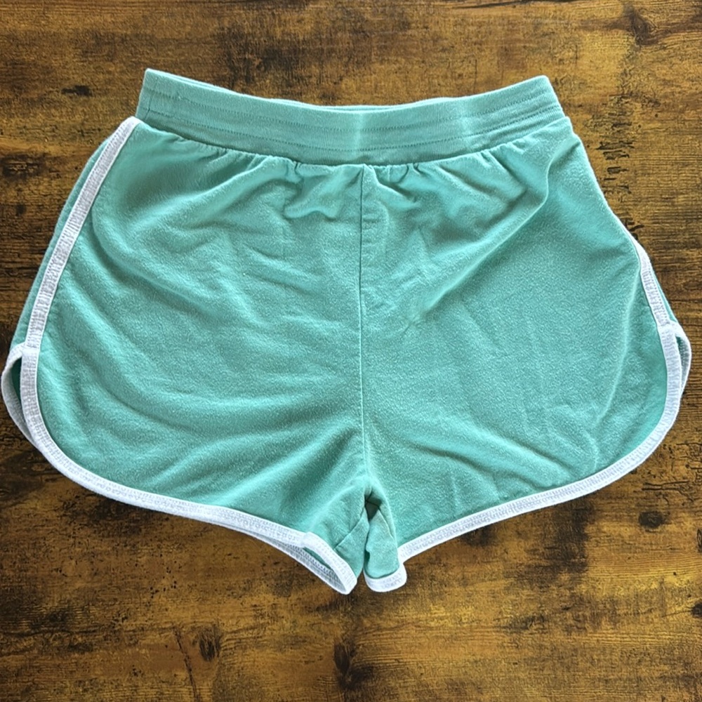 Turquoise Sweat Shorts